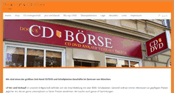 Desktop Screenshot of cdboerse-muenchen.de